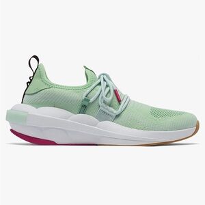 Sorel Women's Explorer Defy Low-Top Lace-Up Sneakers Sea Sprite & White 9.5 NWT